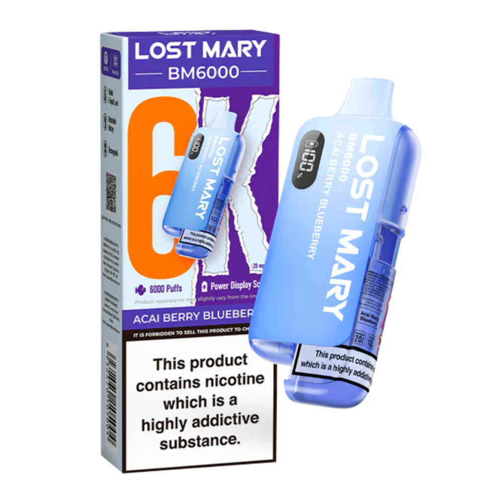 LOST MARY BM6000 Acai Berry Blueberry- Vape Kit