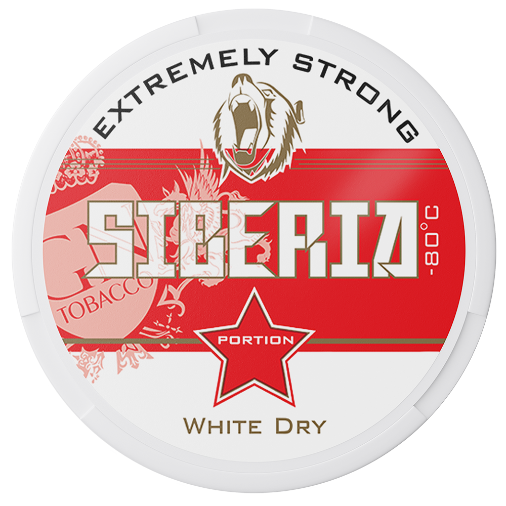 Snus SIBERIA White Dry