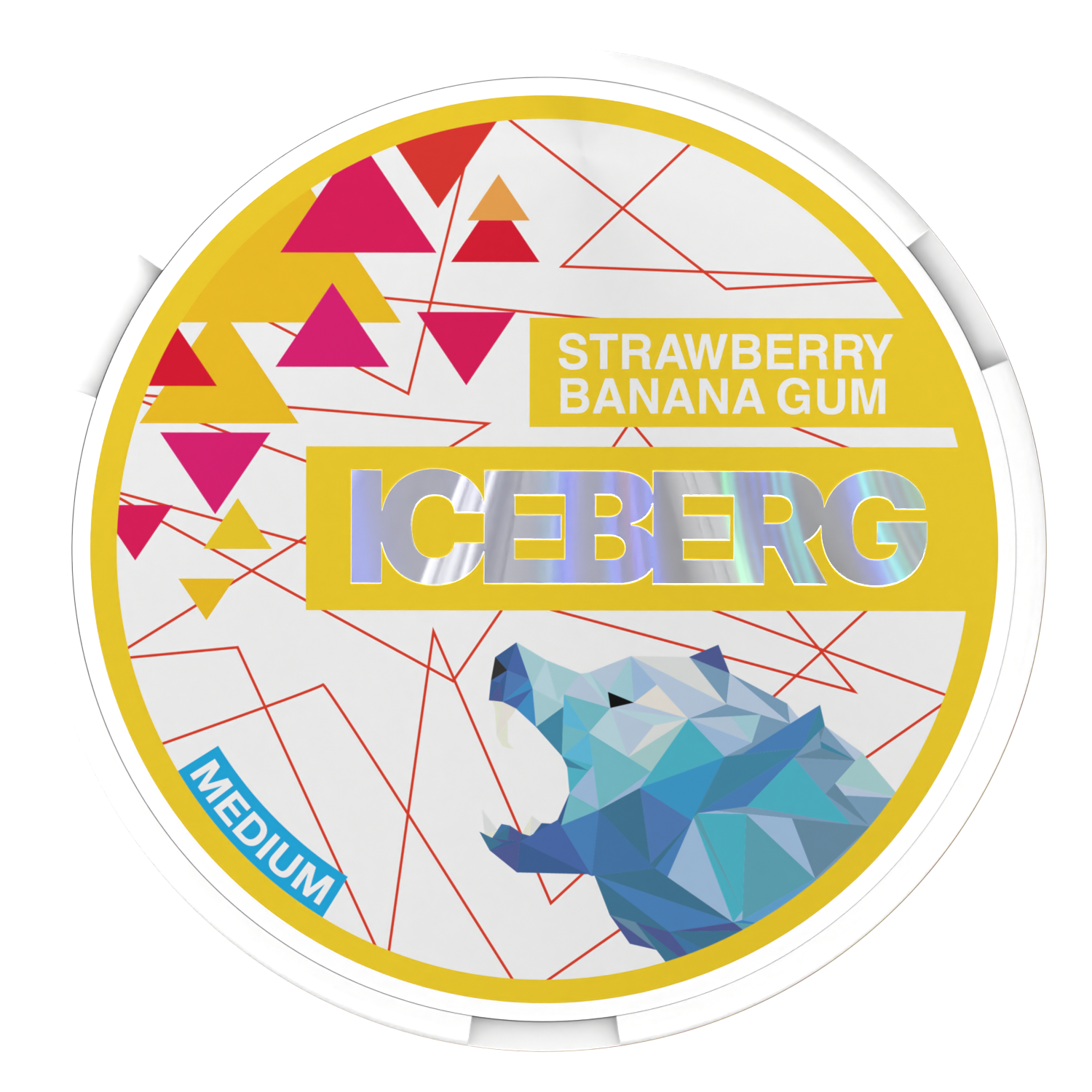 ICEBERG Strawberry Banana Gum medium