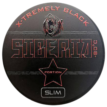 Snus SIBERIA Black -80 Degrees Slim