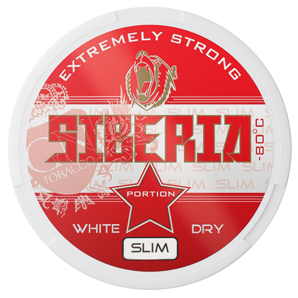 Snus SIBERIA White Dry Slim