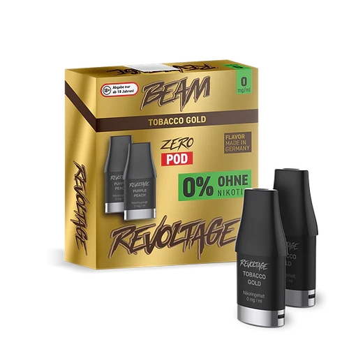 REVOLTAGE Beam Pod Tobacco Gold  (sans nicotine)