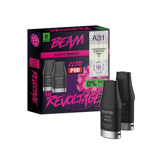 REVOLTAGE Beam Pod Black Mango  (sans nicotine)