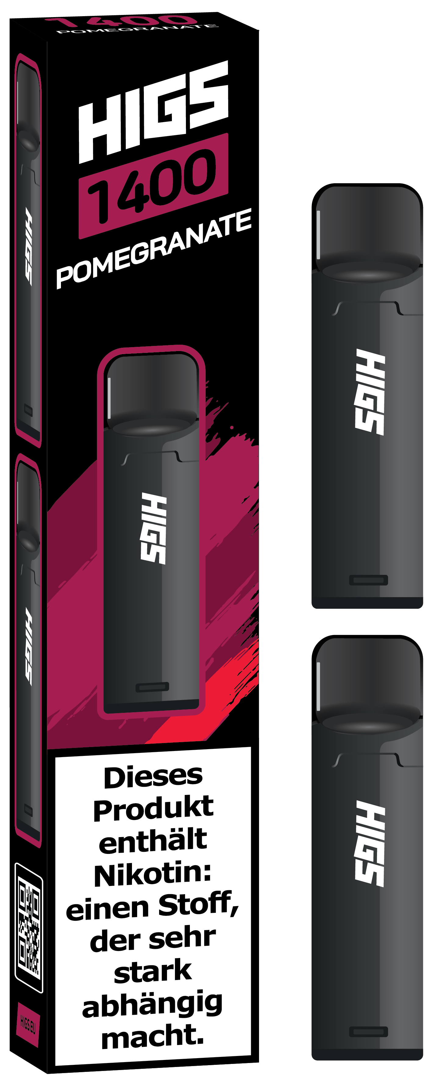 HIGS Pods Pomegranate pack de 2