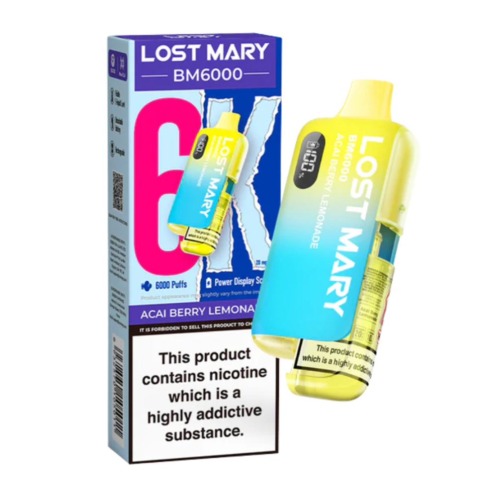 LOST MARY BM6000 Acai Berry Lemonade- Kit de Vape