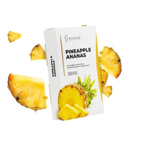 Cure-dents Wunder au goût de geach, Ananas 30 Single Pack