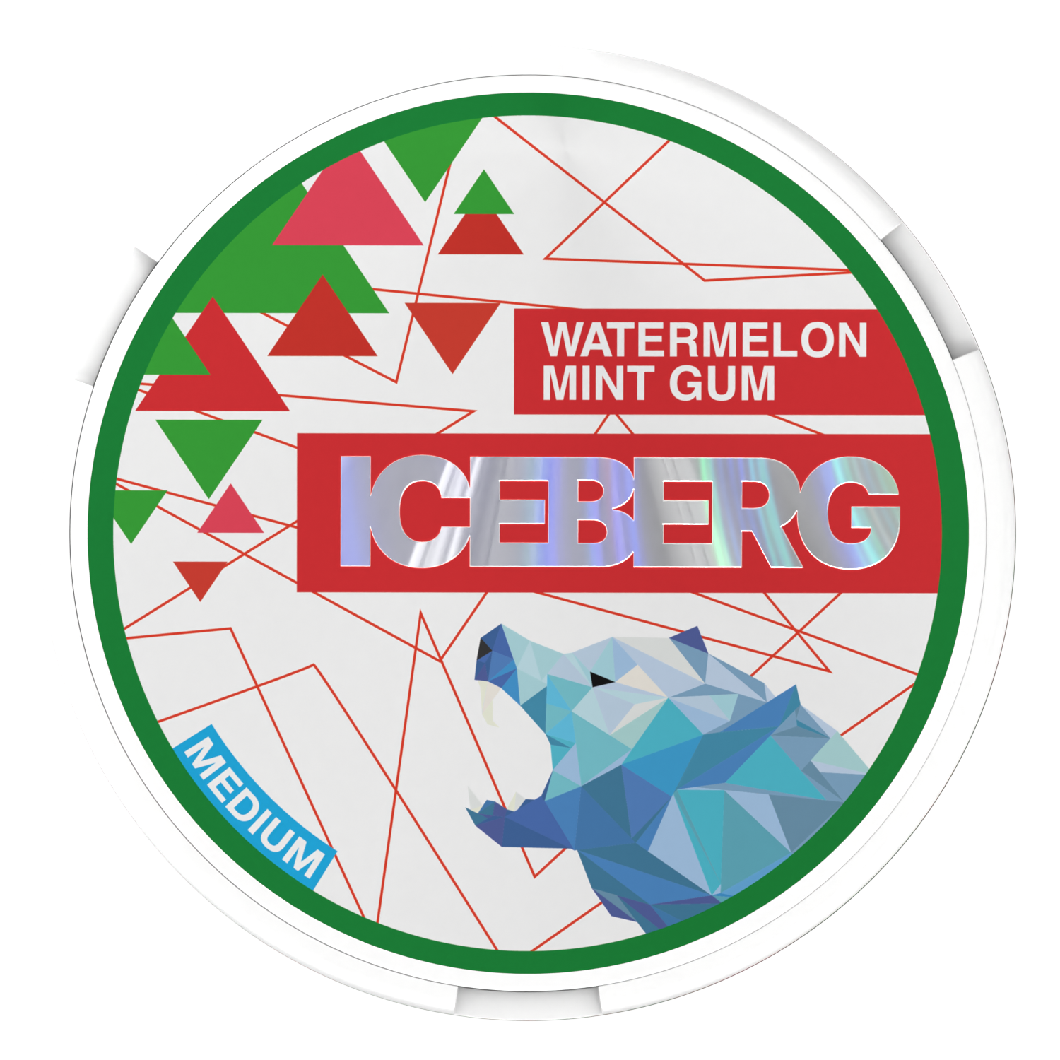 ICEBERG Pastèque Menthe Gomme medium