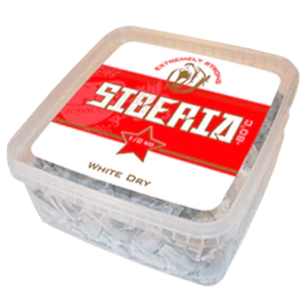 Snus SIBERIA Boîte de 500g de White Dry