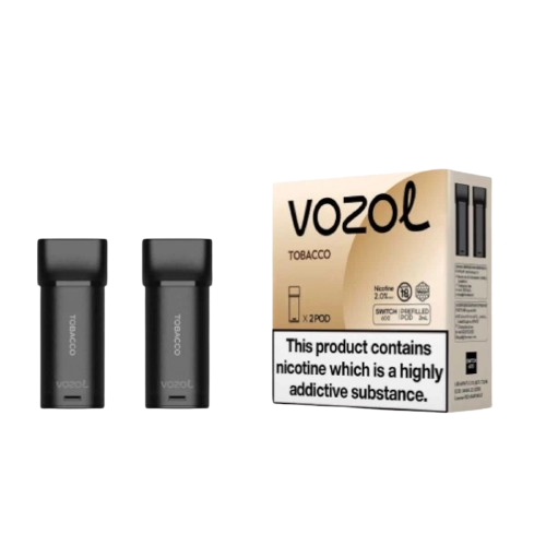 VOZOL SWITCH 600 2er Pod - Tobacco 20mg